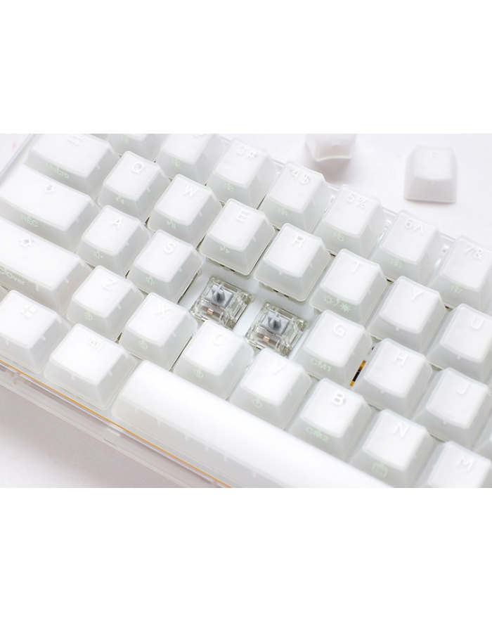 no name Klawiatura gamingowa Ducky One 3 Aura White TKL, RGB LED - Gateron Baby Kangaroo (US) główny