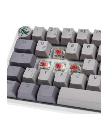 no name Ducky One 3 Mist Grey Mini Klawiatura Gamingowa, RGB LED - MX-Silent-Red nr 1