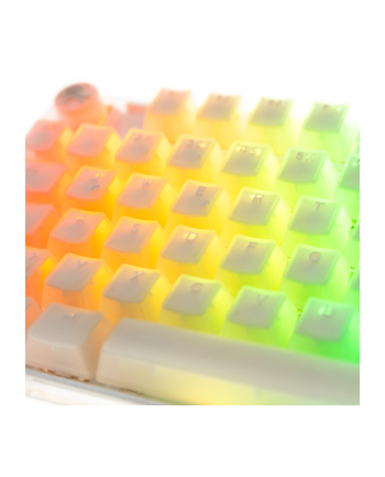 no name Klawiatura Gamingowa Ducky One 3 Aura Biała, RGB LED - MX-Speed-Silver