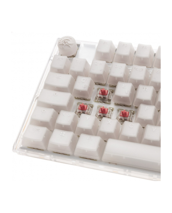no name Klawiatura gamingowa Ducky One 3 Aura White, RGB LED - MX-Silent-Red