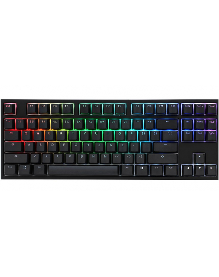 no name Klawiatura Gamingowa Ducky One 2 TKL PBT, MX-Black, RGB LED - Czarna główny