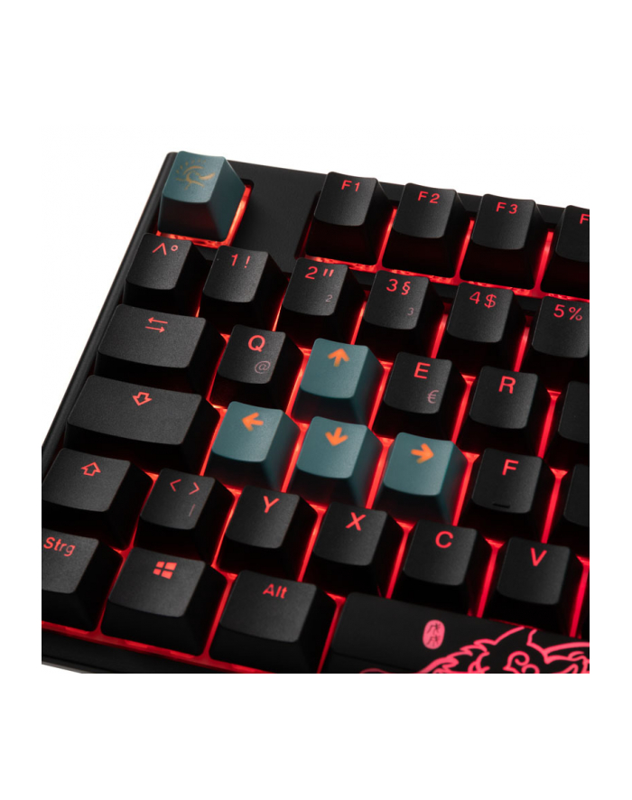 Klawiatura Gamingowa Ducky One 2 TKL PBT, MX-Brown, RGB LED - Czarna układ niemiecki ! główny