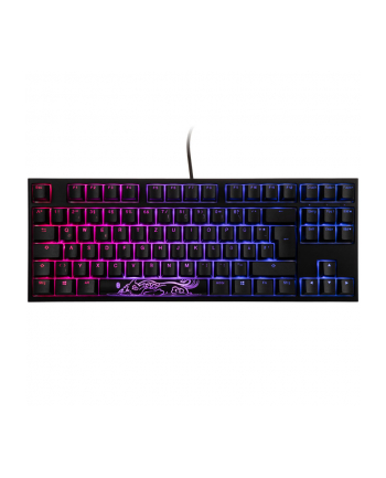 Klawiatura gamingowa Ducky One 2 TKL PBT, MX-Speed-Silver, RGB LED - czarna układ niemiecki nr 2