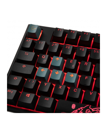Klawiatura gamingowa Ducky One 2 TKL PBT, MX-Speed-Silver, RGB LED - czarna układ niemiecki nr 1