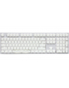 no name Ducky One 2 White Edition PBT Klawiatura Gamingowa, MX-Blue, Biała dioda LED - Biała - nr 1