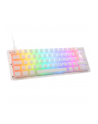 no name Klawiatura Gamingowa Ducky One 3 Aura Biała Mini Led RGB - Gateron Baby Kangaroo - nr 3