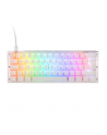 no name Klawiatura Gamingowa Ducky One 3 Aura Biała Mini Led RGB - Gateron Baby Kangaroo - nr 5