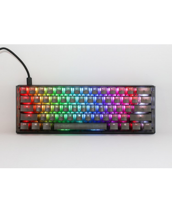 no name Klawiatura Gamingowa Ducky One 3 Aura Black Mini Gaming, RGB LED - MX-Silent-Red