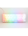 no name Ducky One 3 Aura Biała Mini Klawiatura Gamingowa, RGB LED - MX-Silent-Red - nr 14