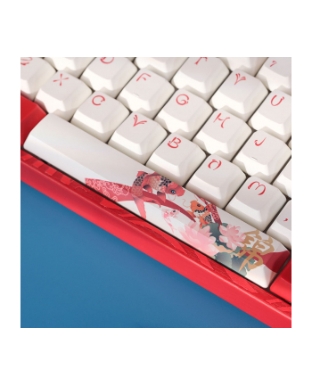 no name Klawiatura gamingowa Varmilo VEA108 Koi, MX-Brown, biała dioda LED - układ amerykański nr 2