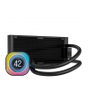no name Corsair iCUE LINK H100i RGB LCD Kompletne chłodzenie wodne - 240 mm, czarny - nr 29