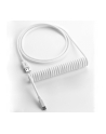 no name CableMod Classic Spiralny do Keyboardu USB-C na USB Typ A, Glacier White - 150cm - nr 1