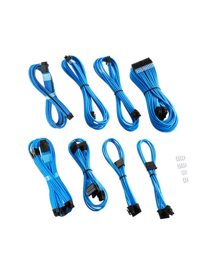 no name CableMod RT-Series PRO ModMesh 12VHPWR Zestaw Dwóch do ASUS/Seasonic - jasnoniebieski główny