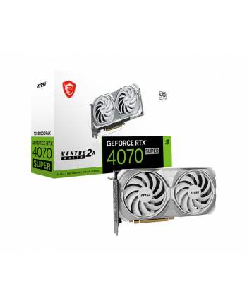 Karta graficzna MSI GeForce RTX 4070 SUPER 12GB VENTUS 2X WHITE OC