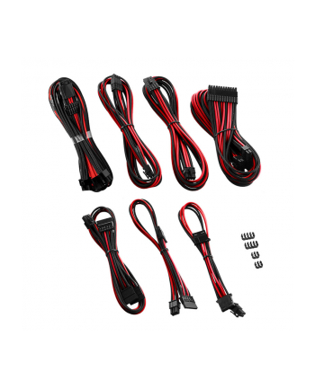 no name CableMod C-Series PRO ModMesh 12VHPWR Zestaw Corsair RM, RMi, RMx (Black Label) - czarny/czerwony nr 1