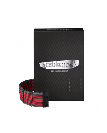 no name CableMod C-Series PRO ModMesh Zestaw Corsair AXi/HXi/RM (żółta etykieta) - karbon/czerwony