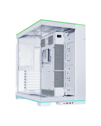 Lian Li O11D EVO RGB, Szkło hartowane - białe