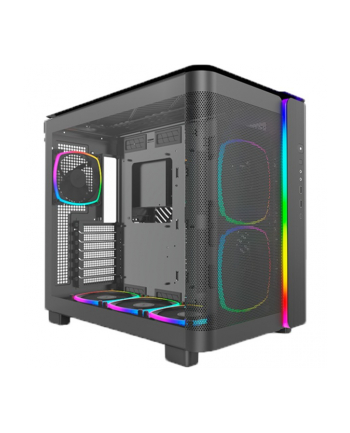 Montech KING 95 PRO Midi-Tower, Szkło Hartowane, ARGB - czarny