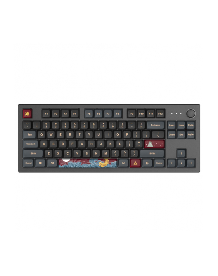 no name Klawiatura do gier Montech MKey TKL Darkness - GateronG Pro 20 Czerwona (US) główny