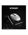 hewlett-packard Mysz HP 240 Pike Silver Bluetooth Mouse bezprzewodowa srebrno-czarna 43N04AA - nr 82