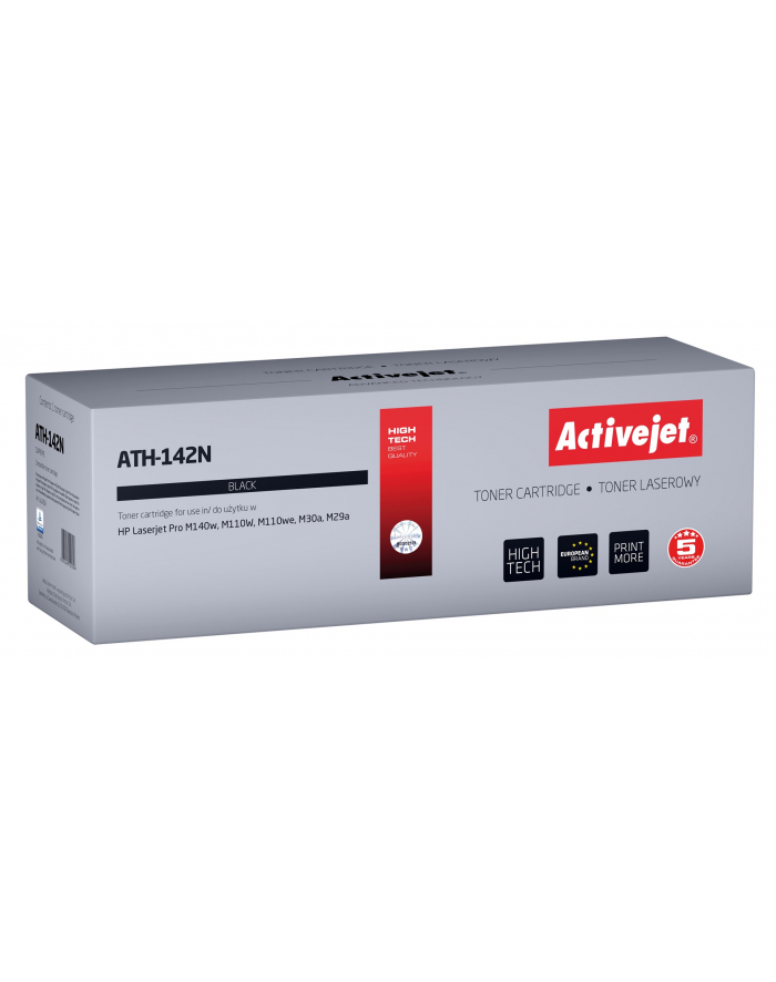 Activejet ATH-142N Toner (zamiennik HP 142A W1420A; Supreme; 950 stron; czarny) główny