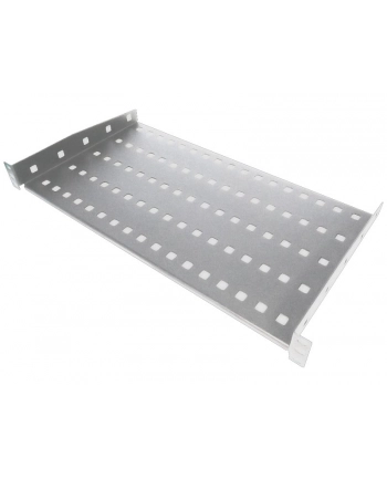 ALANTEC-Półka stała 19''; 1U głęb 350mm, kolor szar