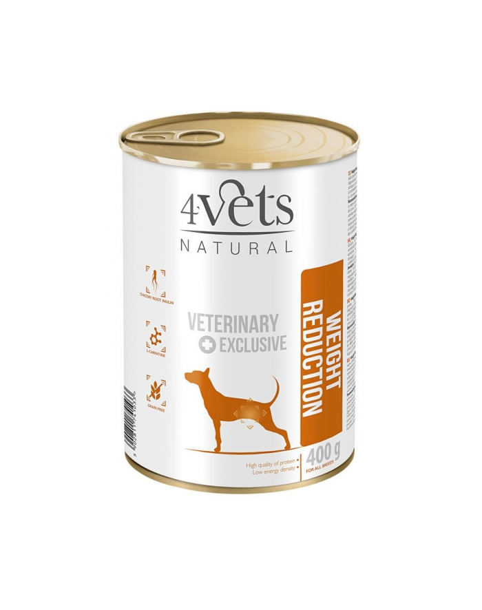 4VETS NATURAL - Weight Reduction Dog 400g główny