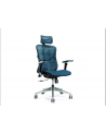 bemondi Ergonomiczny fotel biurowy ERGO 500 niebieski - nr 3