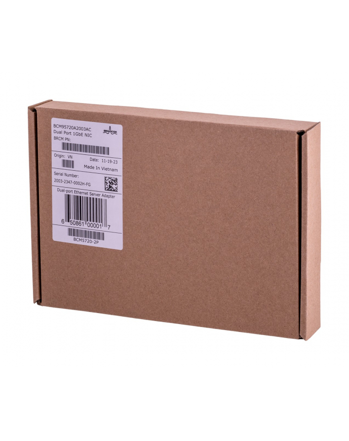Broadcom karta sieciowa BCM5720-2P 2x 1GbE RJ45 PCIe NIC 20 x1 główny