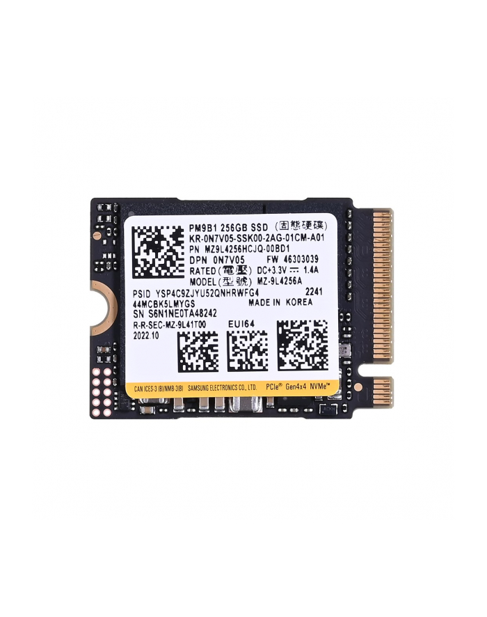 Dysk SSD Samsung PM9B1 MZ-9L4256A 2230 NVMe PCIe G4 główny