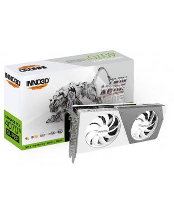 Karta graficzna INNO3D GeForce RTX 4070 Ti SUPER TWIN X2 OC WHITE