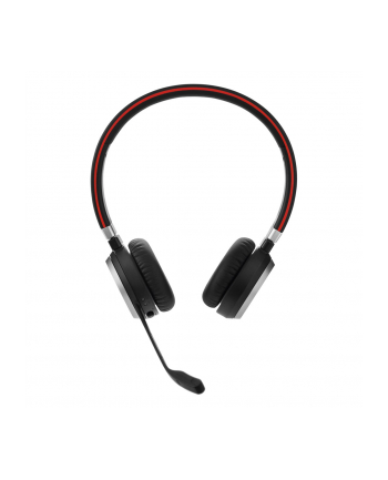Jabra Evolve 65 SE Link380a MS Stereo bezprzewodowy stereofoniczny zestaw słuchawkowy z certyfikatem dla Microsoft Teams wraz ze stacją ładującą