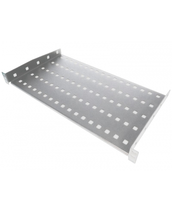 ALANTEC-Półka stała 19''; 1U głęb 350mm, kolor szar