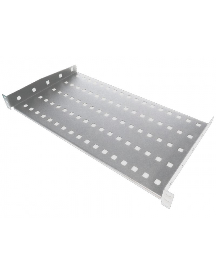 ALANTEC-Półka stała 19''; 1U głęb 350mm, kolor szar główny