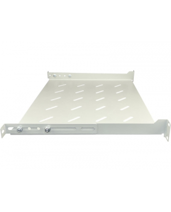 ALANTEC-Półka stała 19''; 1U głęb 350mm, kolor szar