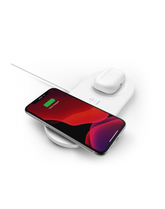 no name BOOST CHARGE WIRELESS CHARGING/DUAL PAD 2X15W INCLPSUPP WHITE główny