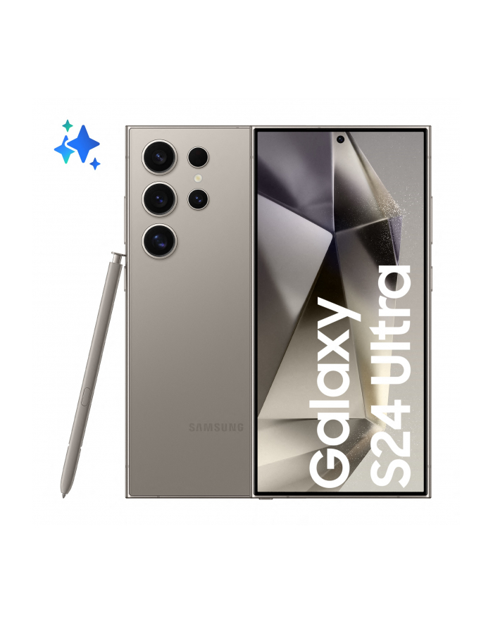 Smartfon Samsung Galaxy S24 Ultra (S928) 12/512GB 6,8''; 3120x1440 5000mAh 5G Dual SIM tytan szary główny