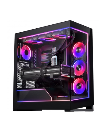 no name Phanteks NV5 Premium DRGB Kit + Power Hub, 3x na ramę zewnętrzną, 1x osłona płyty głównej - czarna