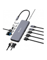 Hub USB Verbatim Multi Port CMH-14: 1x USB-C PD, 3xUSB-A 3.0, 1xUSB-C 3.0, 2xUSB-A 2.0, 2xHDMI, VGA, RJ-45, SD/microSD, audio - nr 38