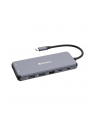 Hub USB Verbatim Multi Port CMH-14: 1x USB-C PD, 3xUSB-A 3.0, 1xUSB-C 3.0, 2xUSB-A 2.0, 2xHDMI, VGA, RJ-45, SD/microSD, audio - nr 1