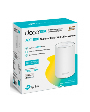 System Mesh TP-Link Deco X20-4G AX1800 Wi-Fi 6 LTE 4G+ 3x1GbE 1-pack nr 2