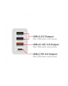 Ładowarka sieciowa Verbatim 1xUSB-C PD 20W 1xUSB-A QC 3.0 2xUSB-A 10W UE biała - nr 15