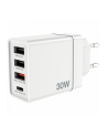 Ładowarka sieciowa Verbatim 1xUSB-C PD 20W 1xUSB-A QC 3.0 2xUSB-A 10W UE biała - nr 4