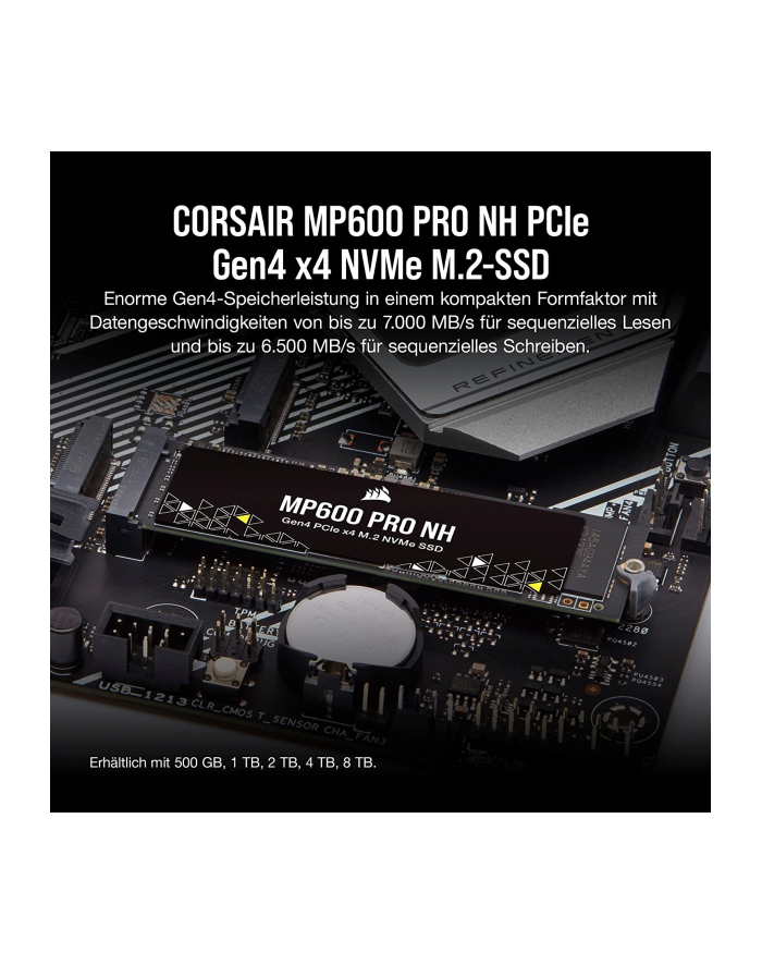 no name Corsair MP600 Pro NH 4TB, bez radiatora główny