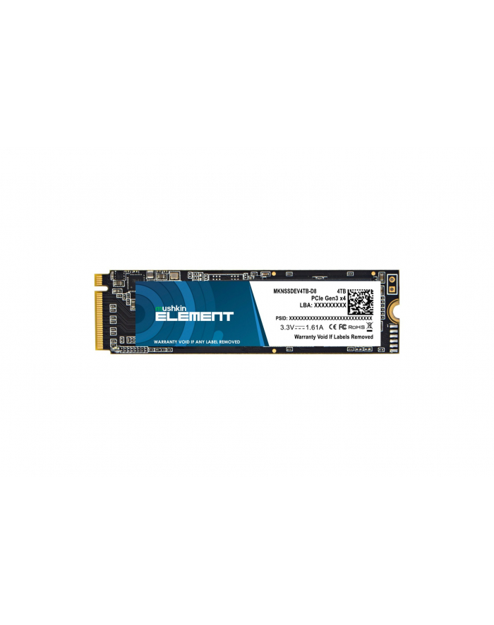 no name Dysk SSD Mushkin Element M2 4 TB PCIe 3x generacji główny