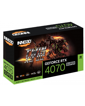 Karta graficzna INNO3D GeForce RTX 4070 SUPER TWIN X2 OC