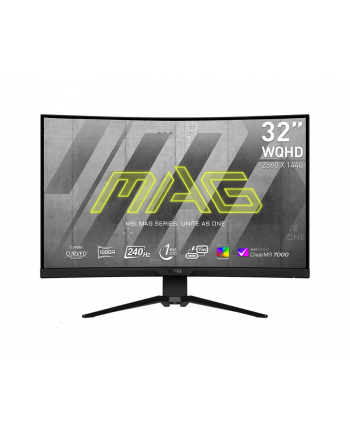 MSI MAG 325CQRXFD-E, 80 cm (315'';) 240 Hz, WQHD, VA - DP, 2x HDMI, USB-C