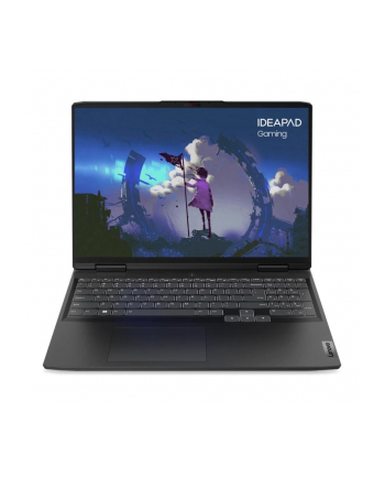 Lenovo IdeaPad Gaming 3 16IAH7 IntelCore i5-12450H 16''; WQXGA IPS 500nits AG 165Hz 16GB DDR4 3200 SSD512 NVIDIA GeForce RTX 3060 6GB GDDR6 NoOS Onyx Grey
