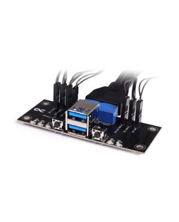 no name Przedni panel I/O Alphacool ES z USB 30 i zestawem do obudowy serwerowej