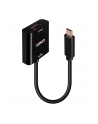Lindy USB converter, USB-C male > DisplayPort female (Kolor: CZARNY, 21cm, 4K 144Hz) - nr 16